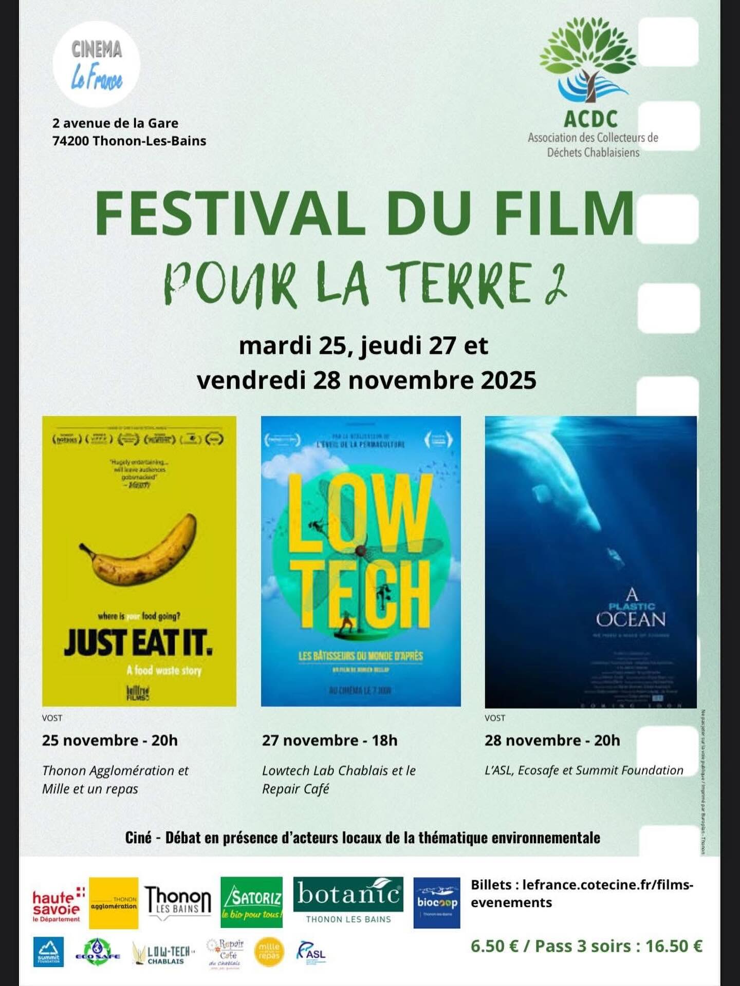 2ème Festival du film pour la Terre
